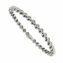 Bracelet tennis Or blanc Diamants