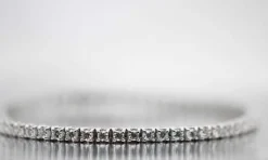 Bracelet Tennis Or Blanc Diamants