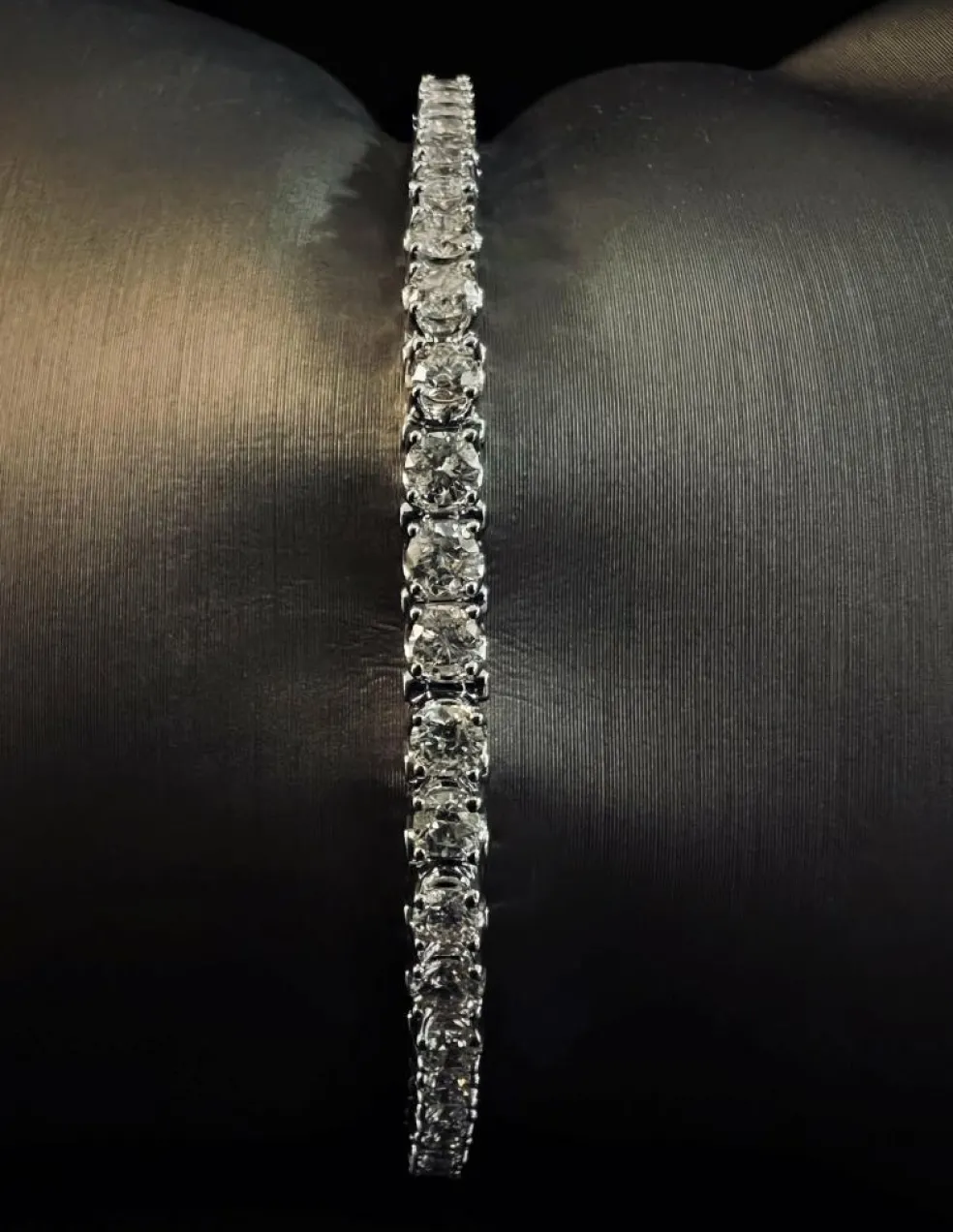 Bracelet tennis Or blanc et Diamants
