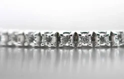 Bracelet Tennis Or Blanc Diamants