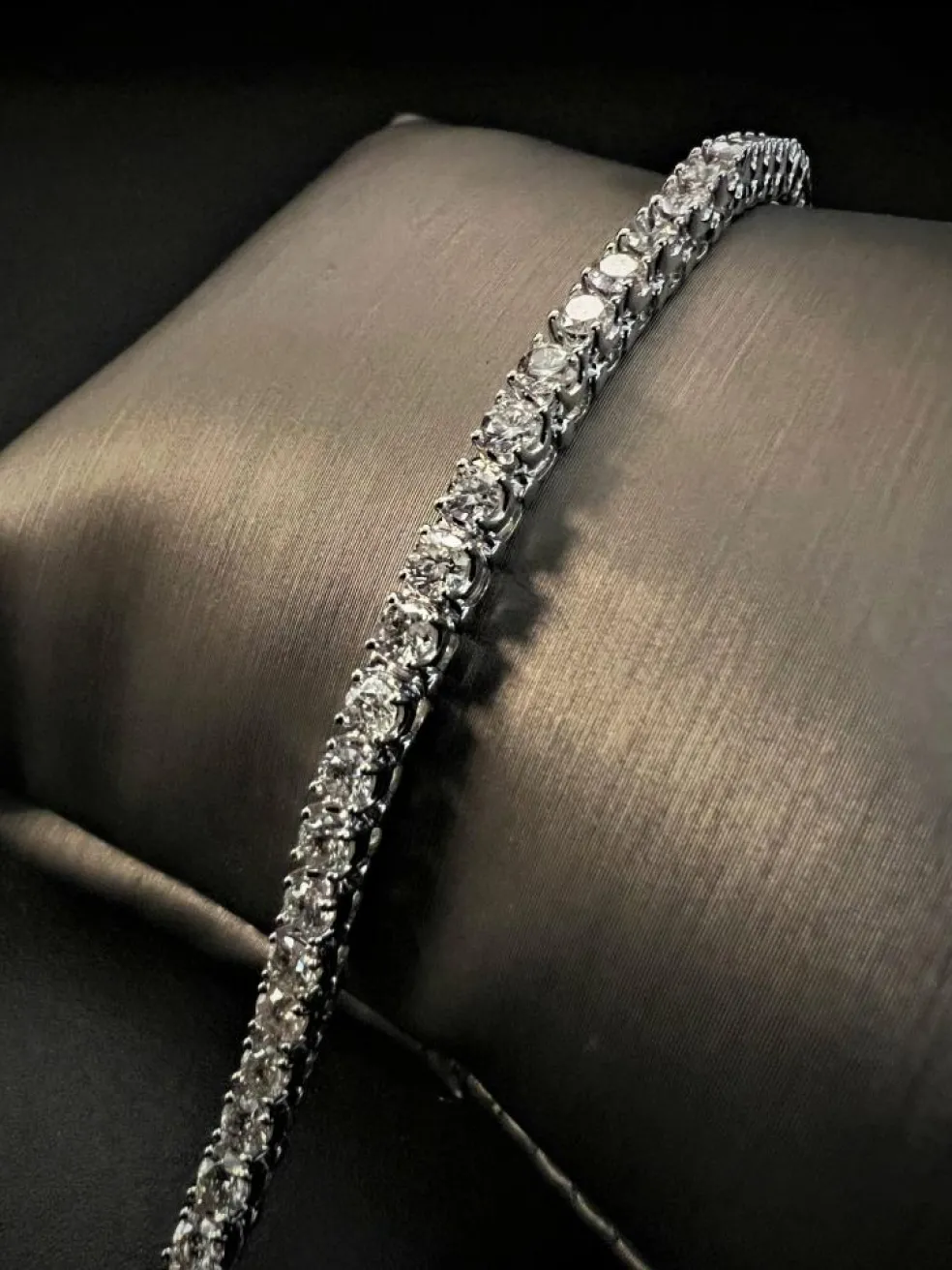Bracelet tennis Or blanc et Diamants