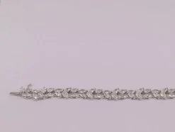 Bracelet Tennis Or blanc Diamants