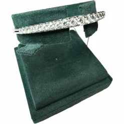 Bracelet Tennis Or Blanc Diamants 2.5ct