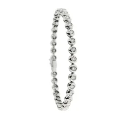 Bracelet tennis Or blanc Diamants