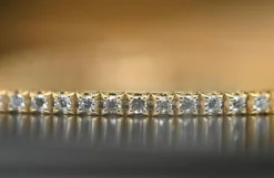 Bracelet Tennis Or Jaune Diamants