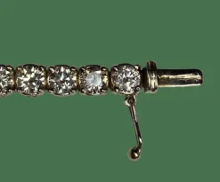bracelet tennis rivière de diamants ned or blanc