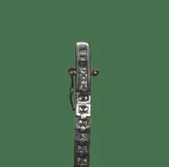 Bracelet tennis rivière de 76 diamants
