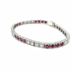 Bracelet tennis Rubis Diamants