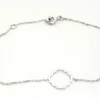 Bracelet Transparence Or blanc
