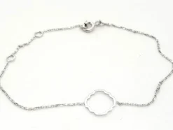 Bracelet Transparence Or blanc
