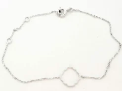 Bracelet Transparence Or blanc