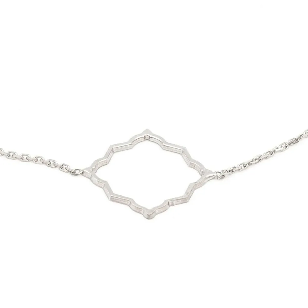 Bracelet Transparence Or blanc