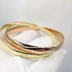 Bracelet tricolore 18 carats
