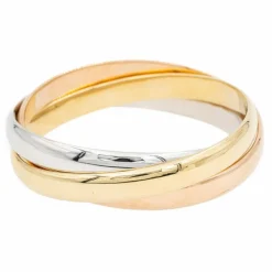 Bracelet Trilogie Or blanc, Or jaune, Or rose