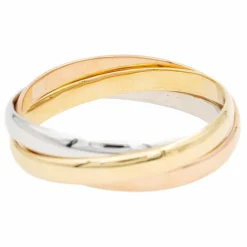 Bracelet Trilogie Or blanc, Or jaune, Or rose