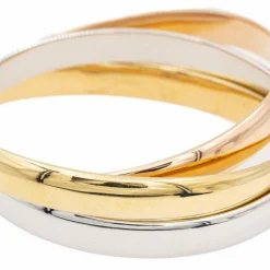 Bracelet Trilogie Or blanc, Or jaune, Or rose