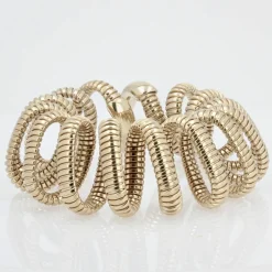 Bracelet Tubogas en spirale vermeil