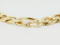 Bracelet vintage chaine maille figaro alternée 1/3