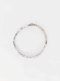 Bracelet vintage chute de diamants 2,5 ct