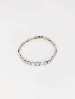 Bracelet vintage chute de diamants 2,5 ct