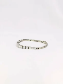 Bracelet vintage chute de diamants 2,5 ct