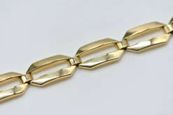 Bracelet Vintage Circa 50 Or Jaune 18 Carats