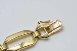 Bracelet Vintage Circa 50 Or Jaune 18 Carats
