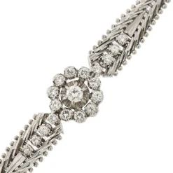 Bracelet vintage diamants 0,89 ct
