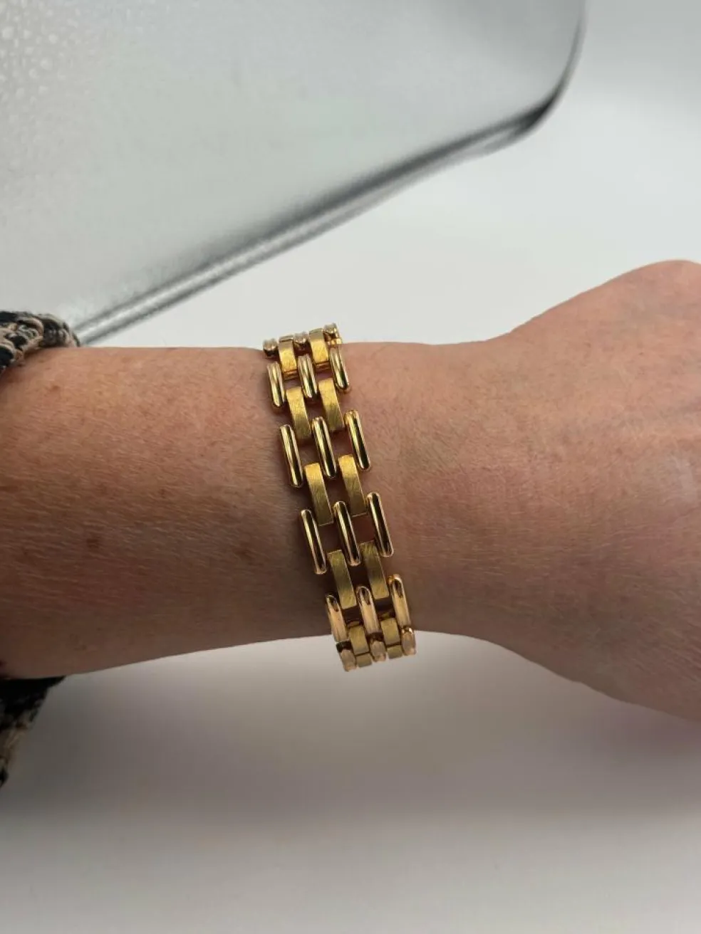 Bracelet vintage en or jaune 18 carats