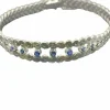 Bracelet vintage saphirs
