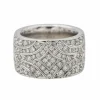 Briony Raymond Bague Cocktail Platine Diamant