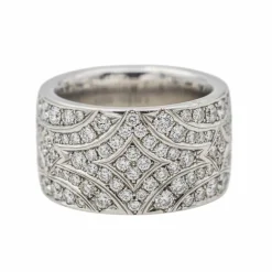 Briony Raymond Bague Cocktail Platine Diamant
