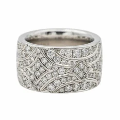 Briony Raymond Bague Cocktail Platine Diamant