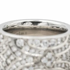 Briony Raymond Bague Cocktail Platine Diamant