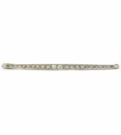 Broche - Deux Ors & diamants