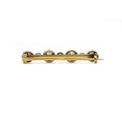 Broche - Or, Argent & Diamants