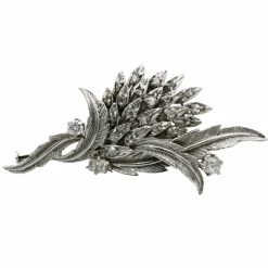 Broche - Or Blanc & Diamants
