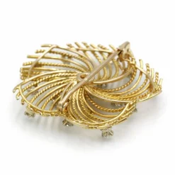 Broche - Or jaune & Diamants