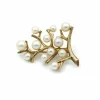 Broche - Or jaune & Perles