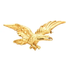 Broche aigle en vol