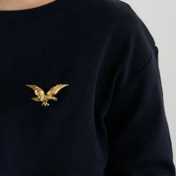 Broche aigle en vol