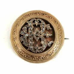 Broche ancienne « Belle Elégante »