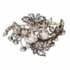Broche ancienne bouquet diamanté