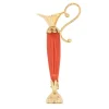 Broche ancienne corail et or