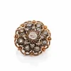Broche ancienne diamants en or 18k