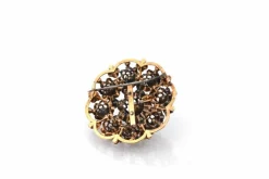 Broche ancienne diamants en or 18k