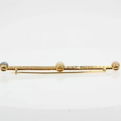 Broche ancienne diamants perles fines