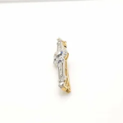 Broche ancienne Or jaune Diamants