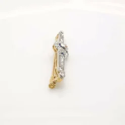 Broche ancienne Or jaune Diamants