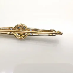 Broche ancienne Or jaune Diamants